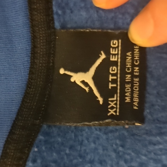 Jordan varsity button down hooded fleece jacket soe XXL - Picture 6 of 11